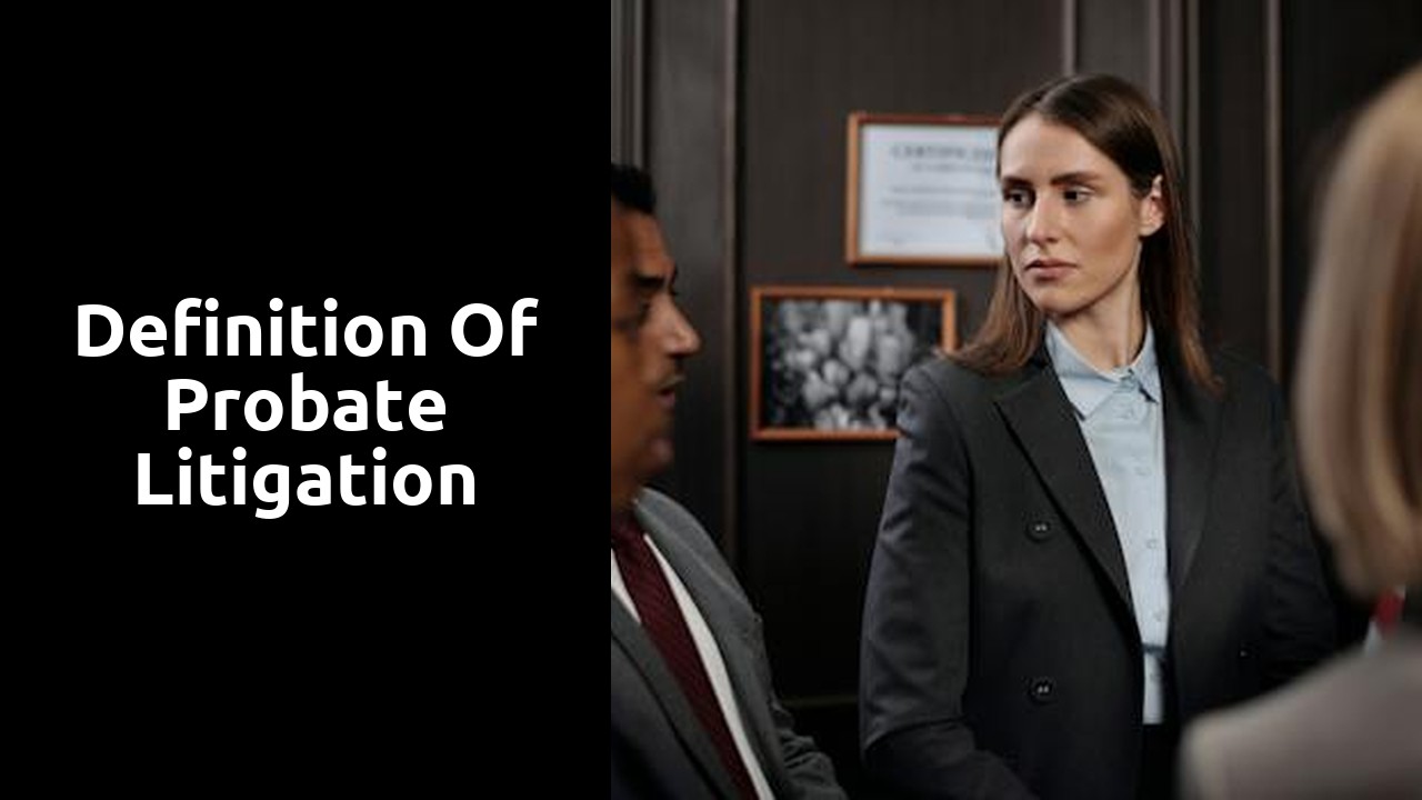 Definition of Probate Litigation