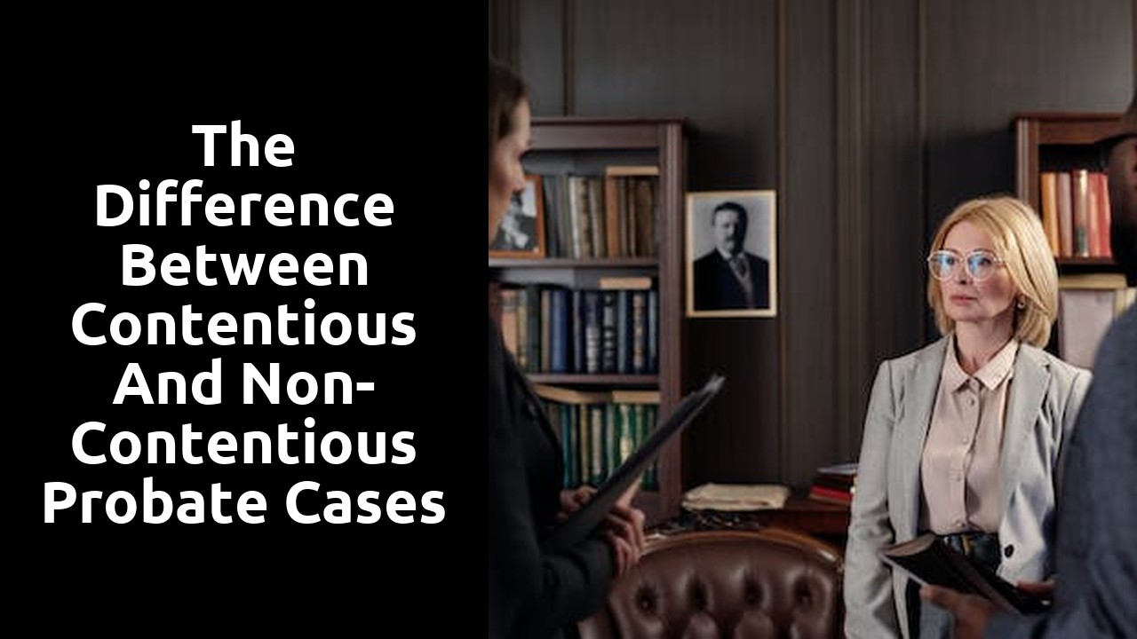 The Difference between Contentious and Non-Contentious Probate Cases