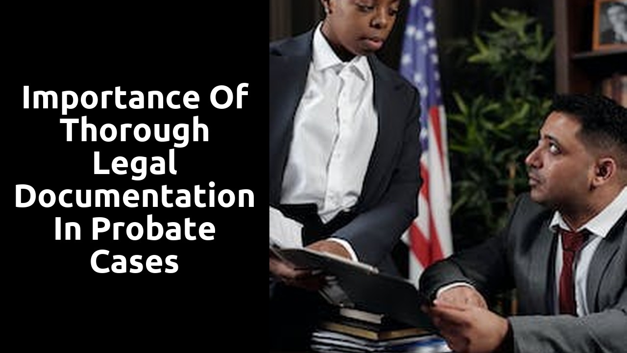 Importance of thorough legal documentation in probate cases