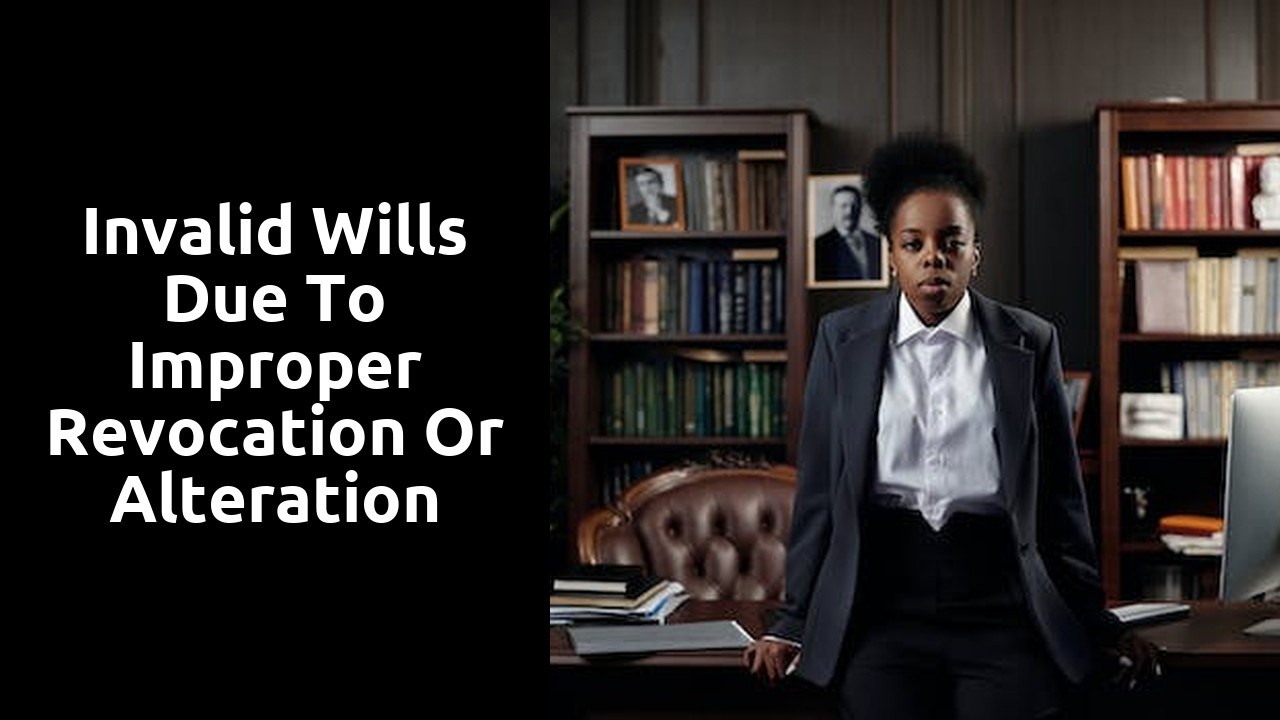 Invalid wills due to improper revocation or alteration