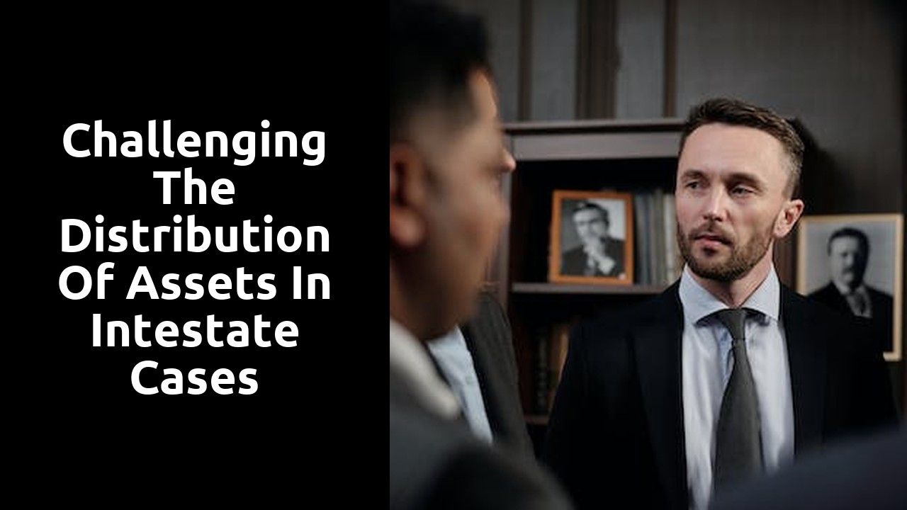 Challenging the Distribution of Assets in Intestate Cases
