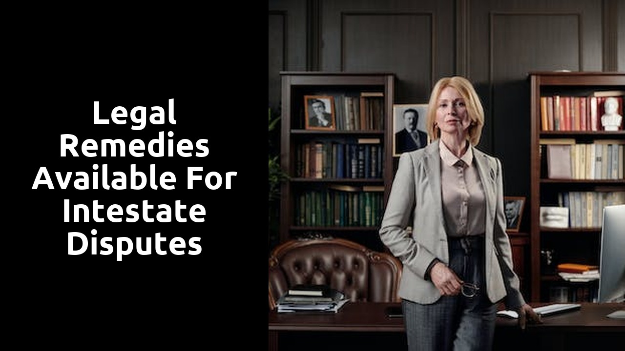 Legal Remedies Available for Intestate Disputes