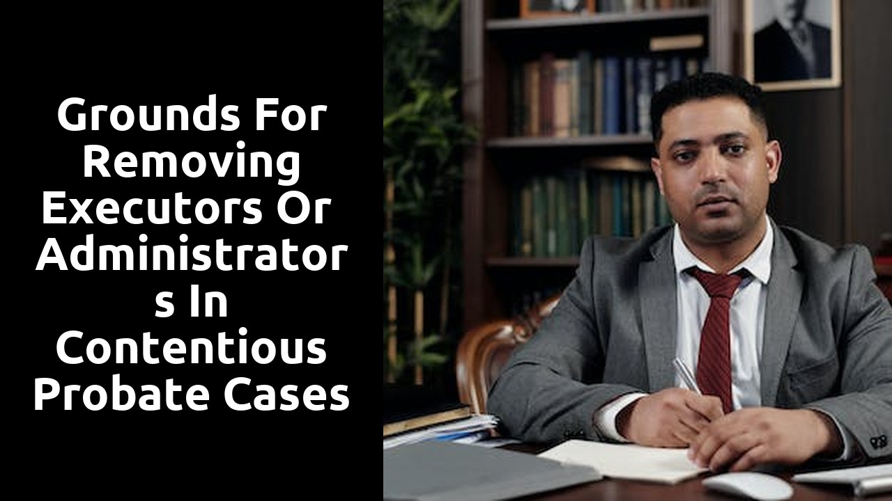 Grounds for Removing Executors or Administrators in Contentious Probate Cases