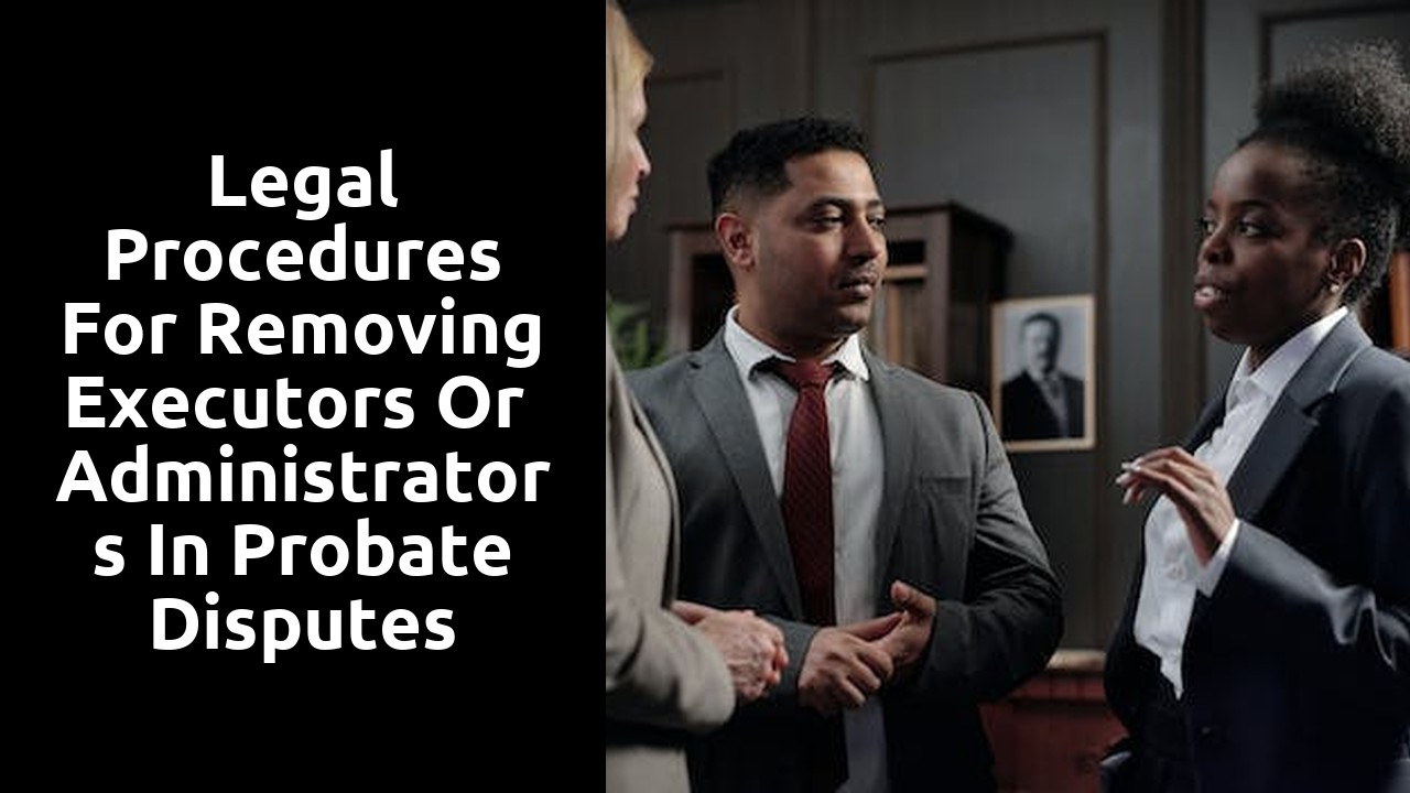Legal Procedures for Removing Executors or Administrators in Probate Disputes
