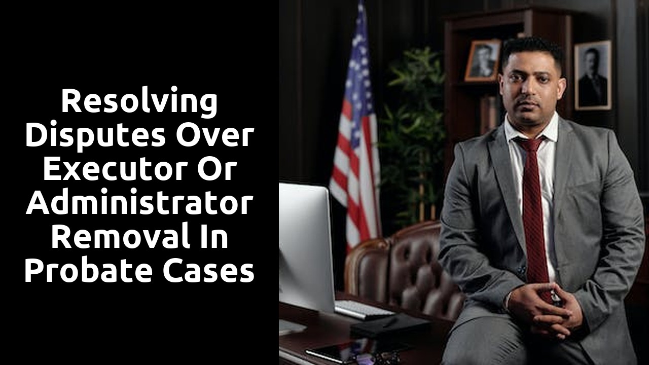 Resolving Disputes over Executor or Administrator Removal in Probate Cases