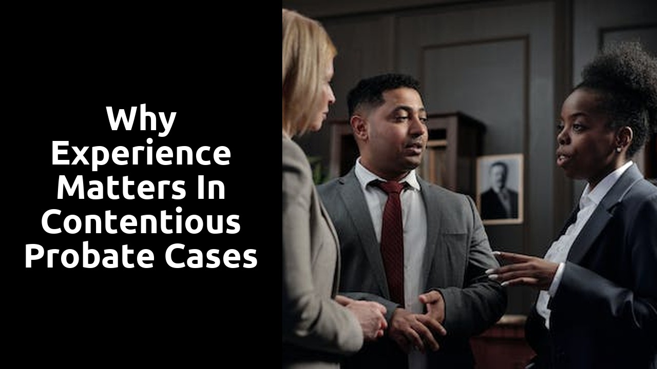 Why Experience Matters in Contentious Probate Cases