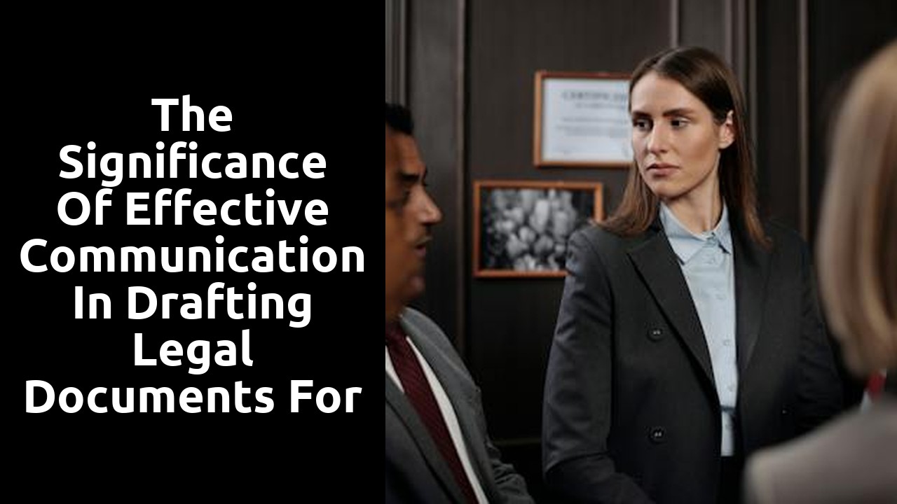 The Significance of Effective Communication in Drafting Legal Documents for Probate Cases