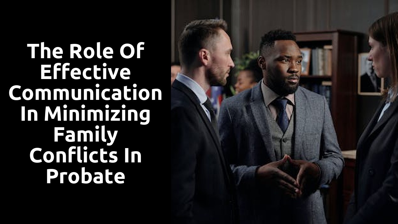 The Role of Effective Communication in Minimizing Family Conflicts in Probate